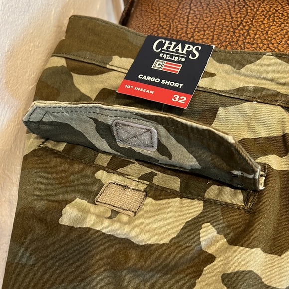 New Ralph Lauren’s Chaps Camouflage Cargo Short 2 pockets front, 2 side, 2 rear! - Picture 7 of 8